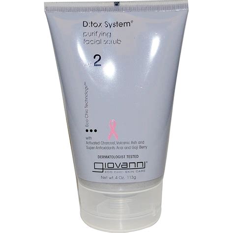 Giovanni Step 2 Dtox System Purifying Facial Scrub 4 Oz