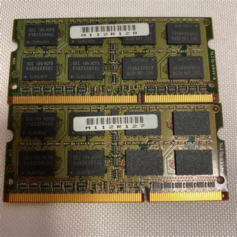 Yahoo オークション SAMSUNG DDR3 1066 2RX8 PC3 8500S 4GBX2枚セッ