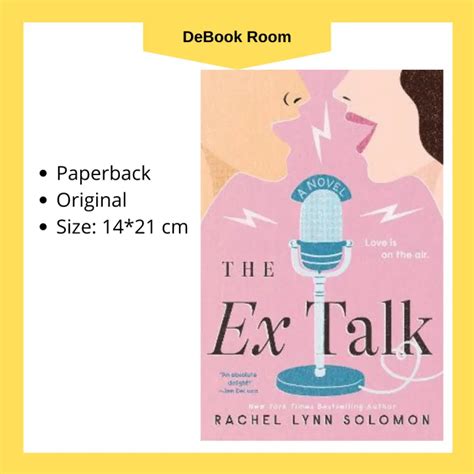 The Ex Talk By Rachel Lynn Solomon Lazada