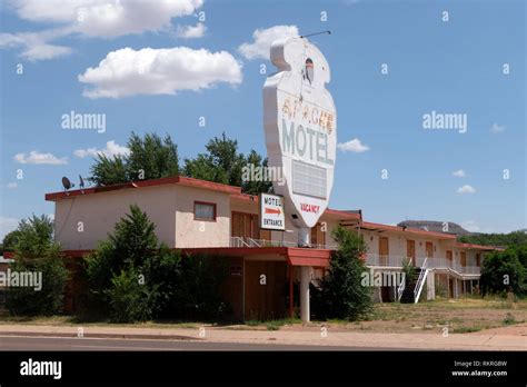 Abandoned Tourist Motel On A Us Highway In Tucumcari New Mexico