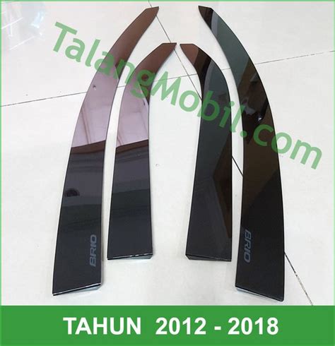 Jual Talang Air Mobil Honda Brio Model Slim Rata Flat Perekat M Di