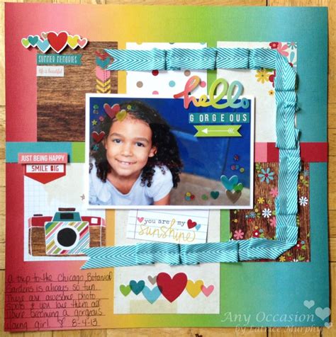 Papercraft Scrapbook Layout Latrice Murphy Scrapbook Page Layouts