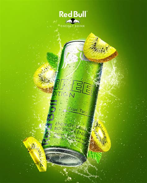 Red Bull Energy Drinks Social Media Posters Behance