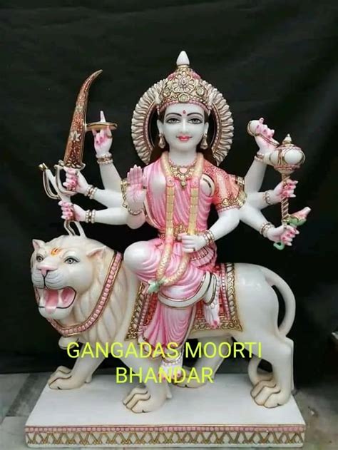 White Traditional Marble Mata Rani Statue For Worship At Rs 25000 In