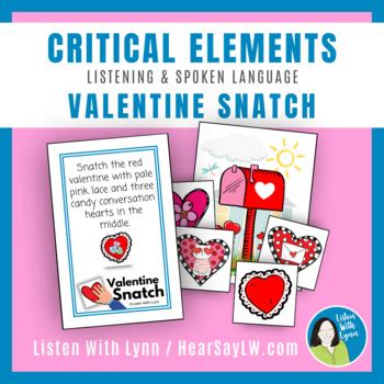 Valentine Snatch Listening Critical Elements Digital Print Dhh Apd