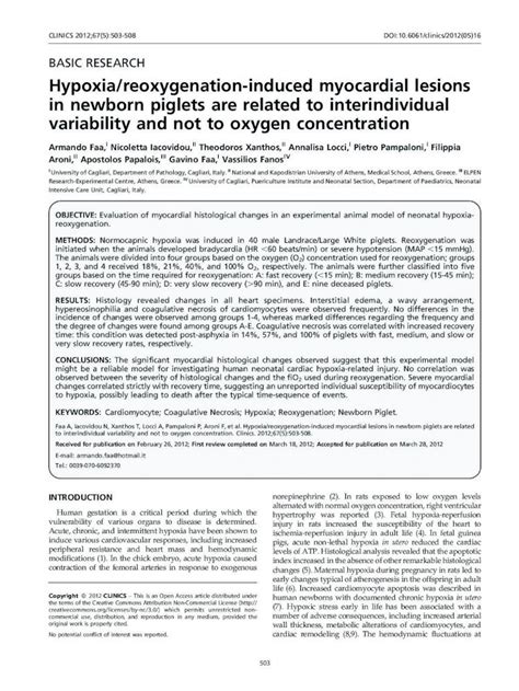 PDF BASIC RESEARCH Hypoxia Reoxygenation Induced Myocardial