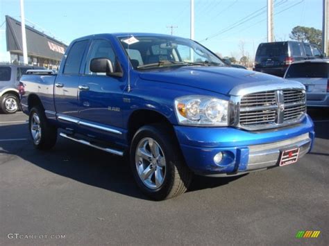 Electric Blue Pearl Dodge Ram Laramie Quad Cab X