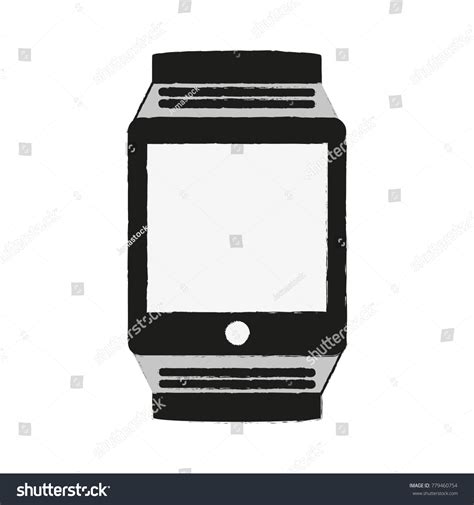 Smartwatch Wearable Technology Stock Vector (Royalty Free) 779460754