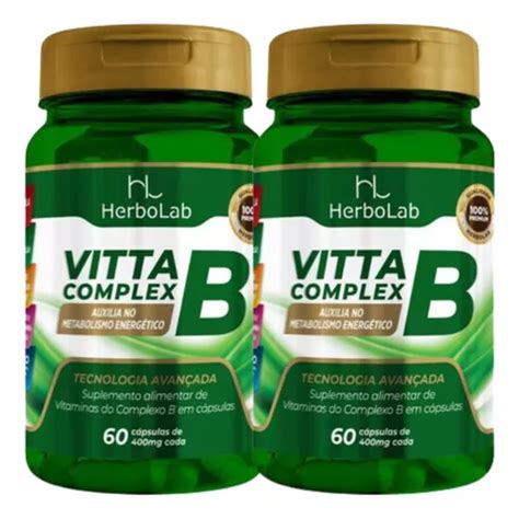 2x Vitaminas Do Complexo B B1 B2 B3 B5 B6 B7 B9 B12 600mg