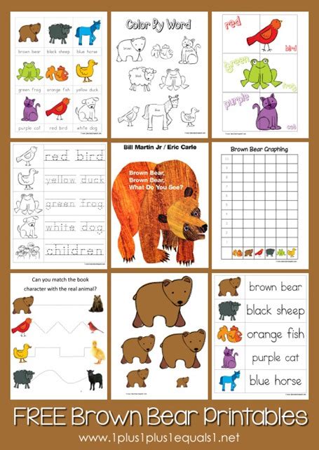 Brown Bear Brown Bear Printable Book