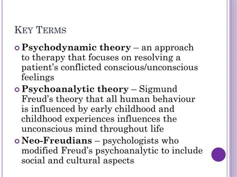 Ppt Psychodynamic Theories Powerpoint Presentation Id2474597