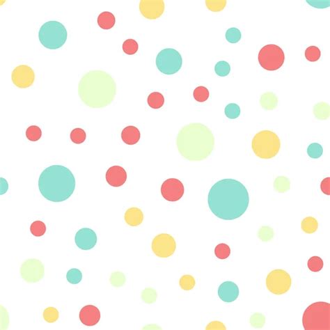 Seamless Pastel Multi Polka Dot Stock Photo SongPixels 12210653