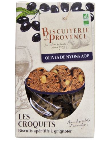 Croquets Aux Olives De Nyons Aop La Biscuiterie De Provence G