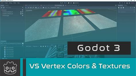 Godot 3 Visual Shaders Vertex Colors And Textures Youtube