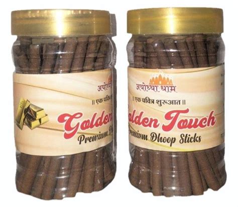 Wood Golden Touch Premium Dhoop Stick Sandal At Rs 35 Jar In Rau ID