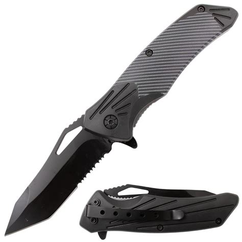 Tiger Usa Trigger Action Knife Carbon Fiber