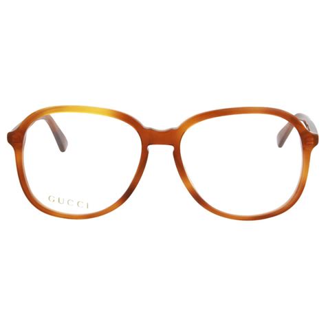 Gucci Round Frame Acetate Optical Frames Brown Cellulose Fibre Ref497322 Joli Closet