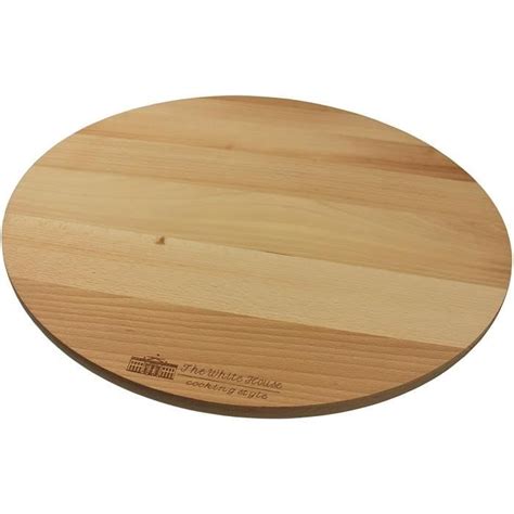 The White House Style Plateau De Service Rotatif En Bois Taille 45 Cm