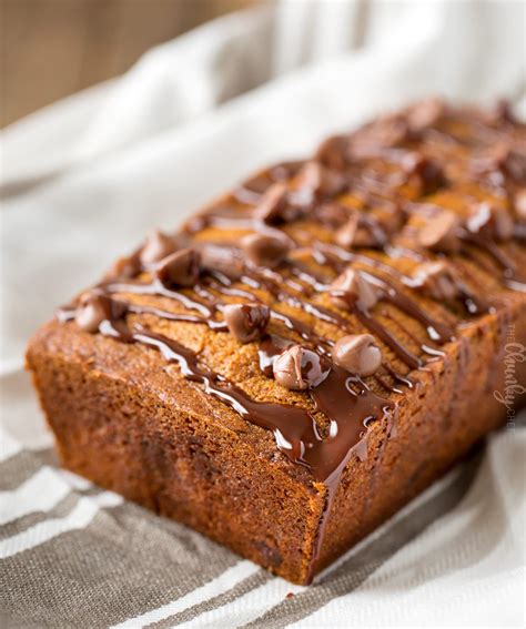 Chocolate Chip Pumpkin Bread The Chunky Chef