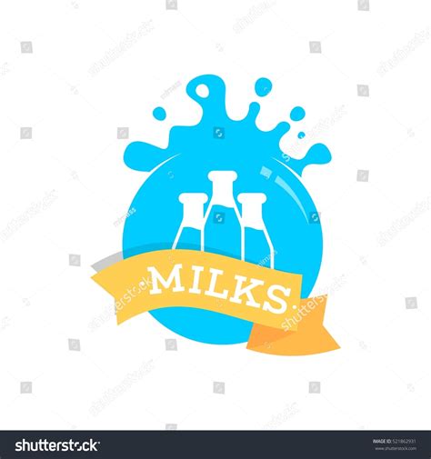 Dairy milk logo design template - Royalty Free Stock Vector 521862931 - Avopix.com