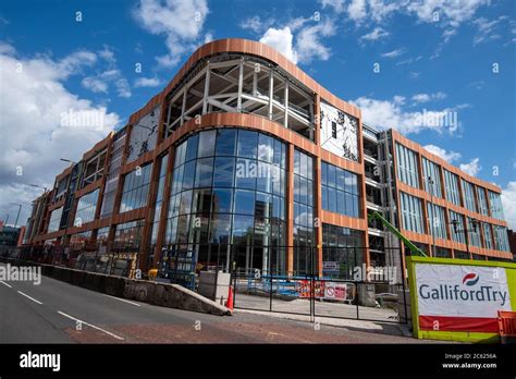 The New Broadmarsh Car Park And Library Development In Nottingham City