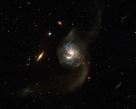 Merging Galaxies Hubble Space Telescope Photo Print For Sale