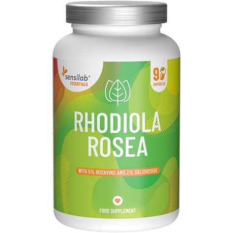 Suplemento De Rhodiola Rosea Sensilab Essentials