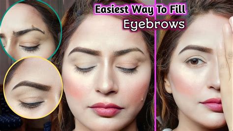 Easy Way To Fill Eyebrows For Beginners Eyebrows Shaping Tutorial