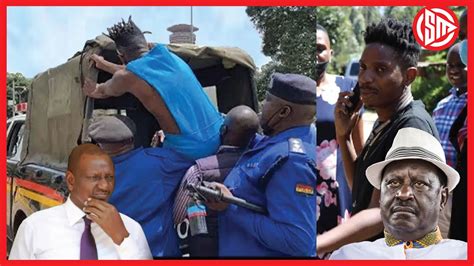 Chaos Eric Omondi Arrested Again Over This Ruto Must Go Youtube