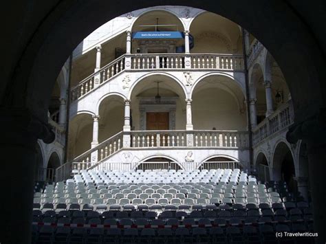 Inner Yard Of Schloss Porcia In Spittal An Der Drau Carinthia