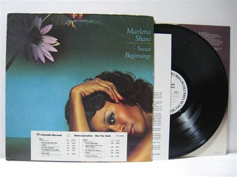 Yahooオークション 【lp】 Marlena Shaw 白プロモ Sweet Beginnin