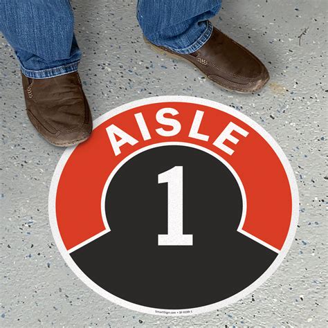 Aisle Id Floor Signs Aisle Id Labels