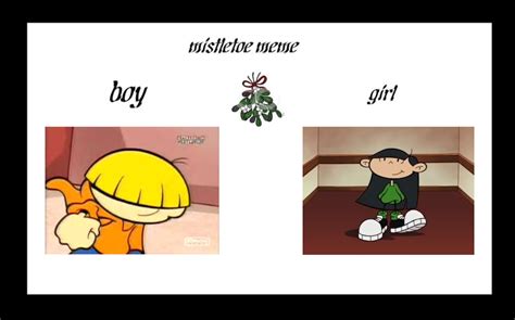 Mistletoe Meme Wallabee Beatles And Kuki Sanban By Geononnyjenny On