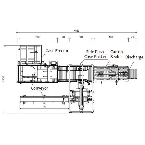 Side Push Type Case Packer Sting Carton Sealer Carton Sealing