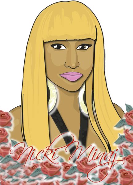 Nicki Minaj Cartoon Psd Official Psds