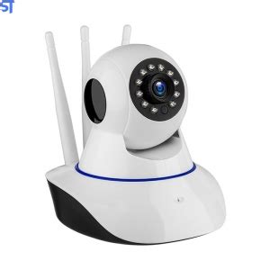 Câmera Ip Sem Fio 360 3 Antenas Hd Wifi Visão Noturna e Alarme