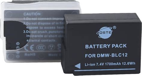 DuraPro DMW BLC12 DMW BLC12E Lot De 2 Batteries Chargeur USB Avec LCD