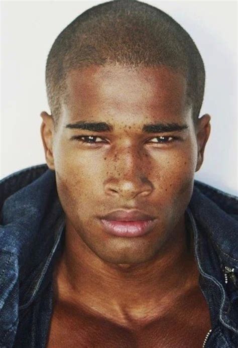 Pin By B Rbel Schramm On Men S Faces Freckles Black Male Models