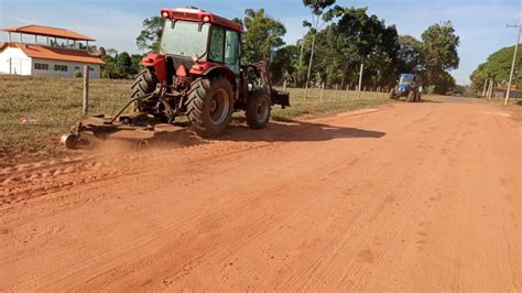 Sagra segue manutenções nas estradas rurais Prefeitura Municipal