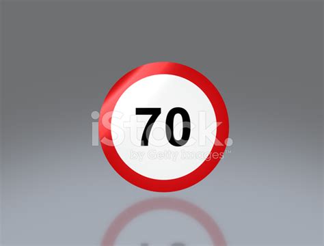 Road Sign Speed Limit 70 Stock Photo | Royalty-Free | FreeImages