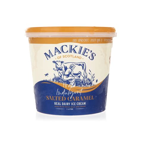 Mackie S Indulgent Salted Caramel Ice Cream 1l Spinneys UAE