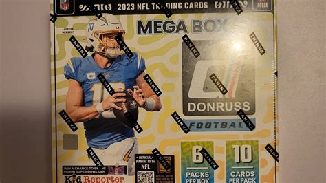 2023 Donruss Football Mega Box Rip RED WAVE OPTICS PINK OPTICS A