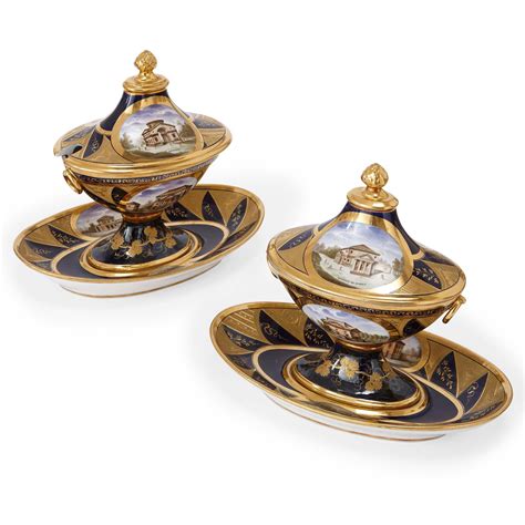 Twenty-four piece Darte Frères porcelain dinner service | Mayfair Gallery