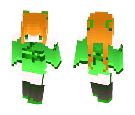 Get Kimono Creeper Girl Minecraft Skin For Free Superminecraftskins