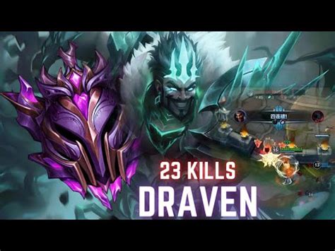 WILD RIFT DRAVEN GAMEPLAY RANKED MASTER YouTube