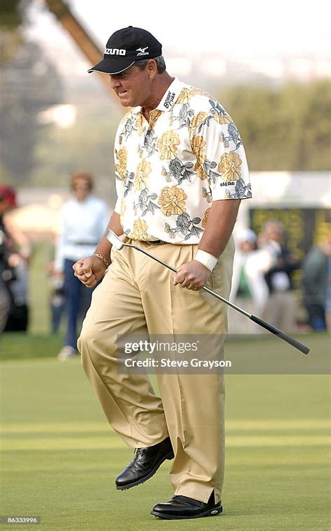 Tom Purtzer Celebrates After Saving Par On The Third Playoff Hole