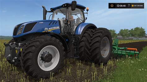 Fs17 New Holland T7 Roue Jumelée V 10 New Holland Mod Für Farming