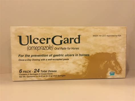 Ulcergard 0.45 mg/lb, 4 mg/tube - Ferguson and Associates Equine Hospital