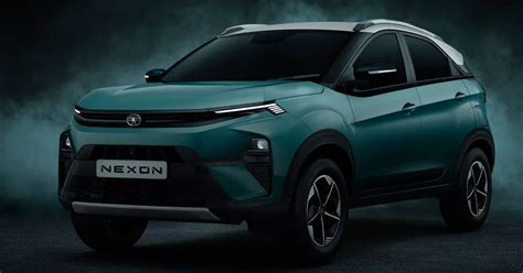 Tata Nexon Facelift Unveiled Gets 7 Speed Dca Automatic Transmission