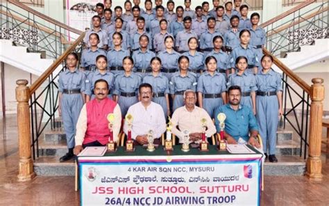 Jss High School Ncc Airwing Troupe Wins Overall Prize At Annual Camp